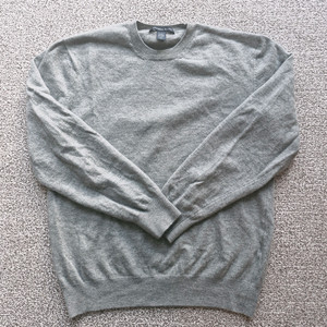 토마스모어 메리노울100 그레이 니트