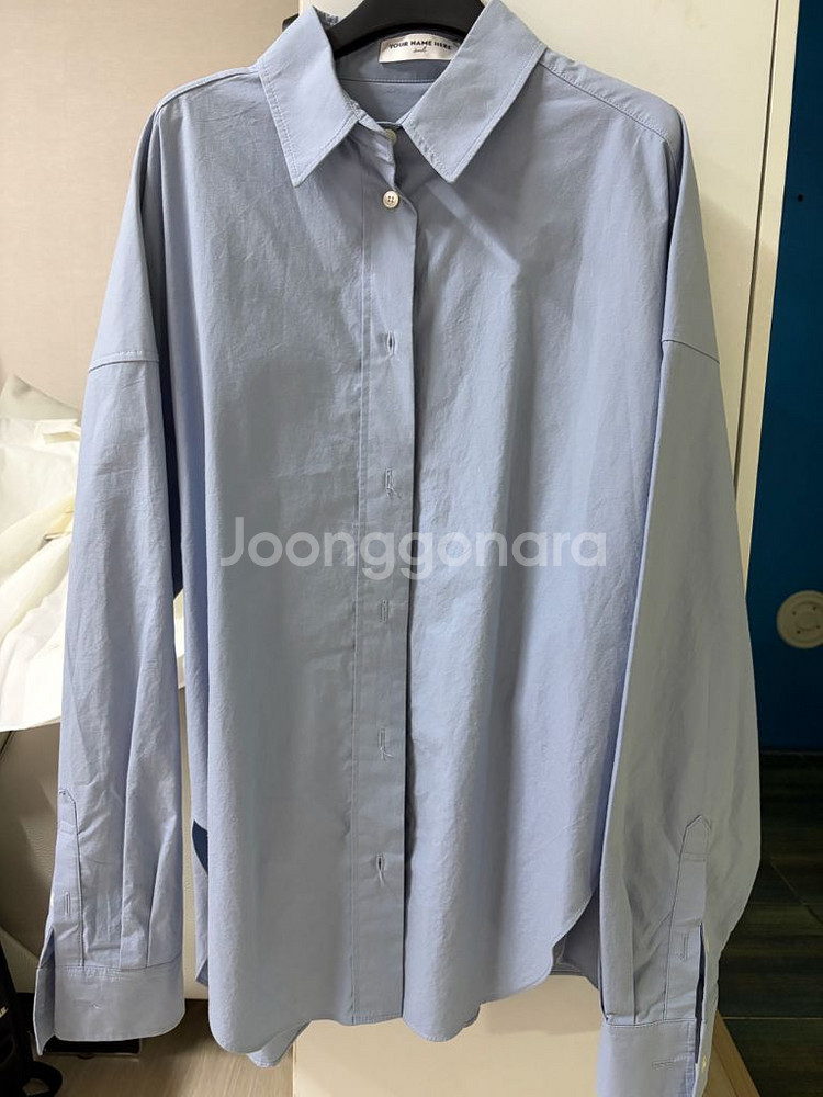 유어네임히얼 셔츠 블루--0