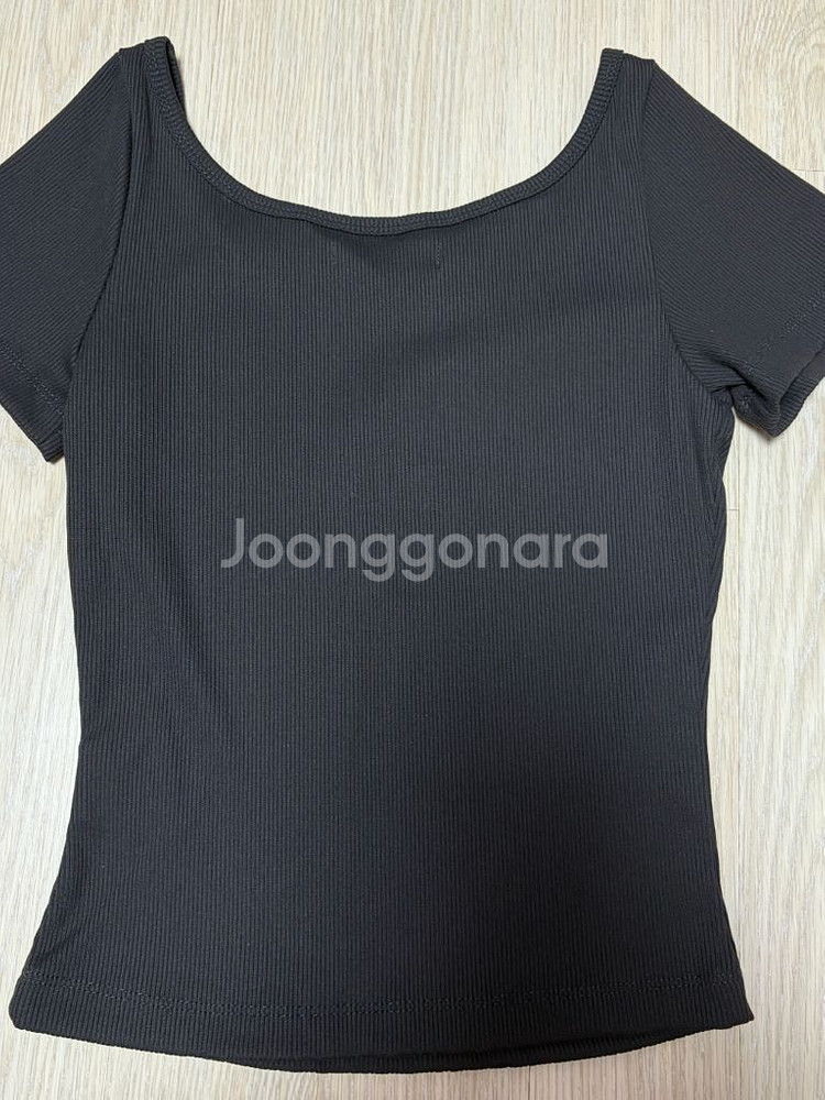 글로니 G CLASSIC RIB TEE (CHARCOA--2