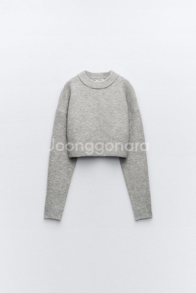 자라 크롭 니트 m사이즈--0