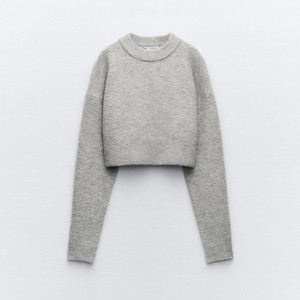 자라 크롭 니트 m사이즈