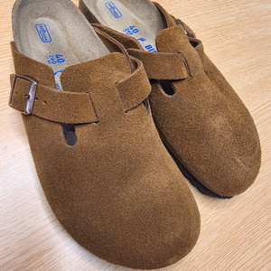 버켄스탁 보스턴 스웨이드 밍크