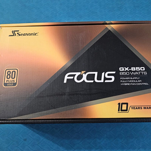시소닉 FOCUS GX-850 골드 풀모듈러 판매합니다