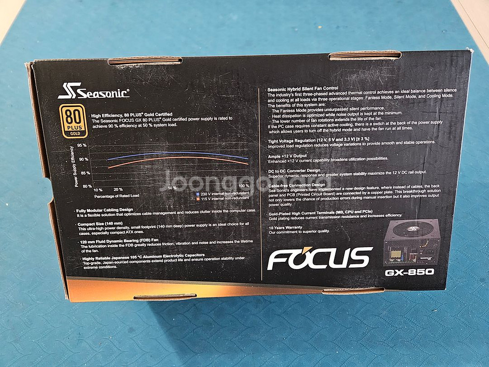 시소닉 FOCUS GX-850 골드 풀모듈러 판매합니다--1