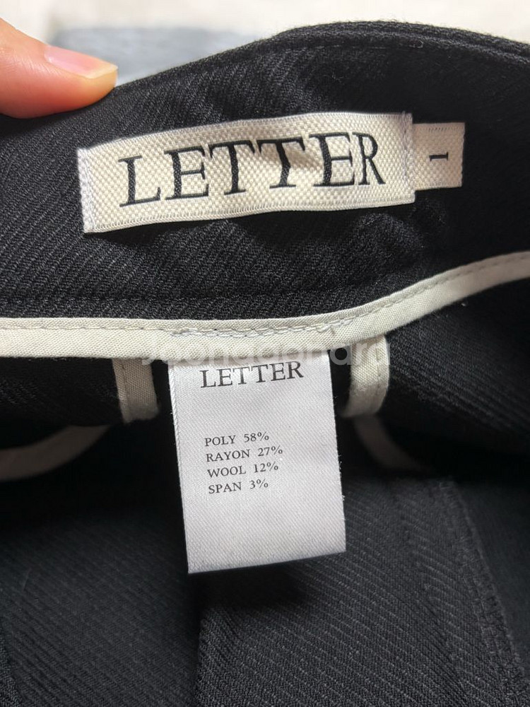 샵레터 울 핀턱 슬랙스 s--1