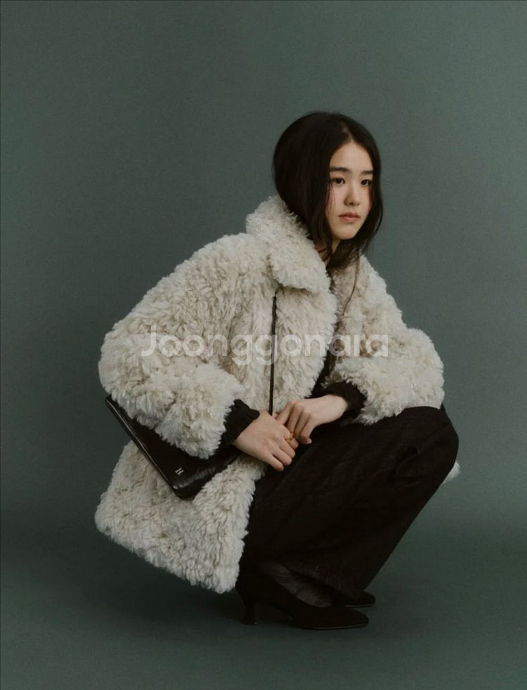 호와스 howus curly half coat sand--0