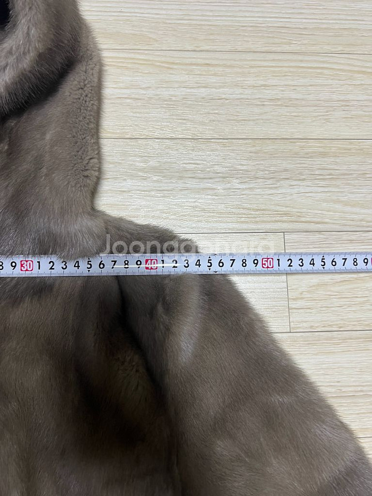 세루치레이디스 풀스킨 밍크 후드 코트 66--6