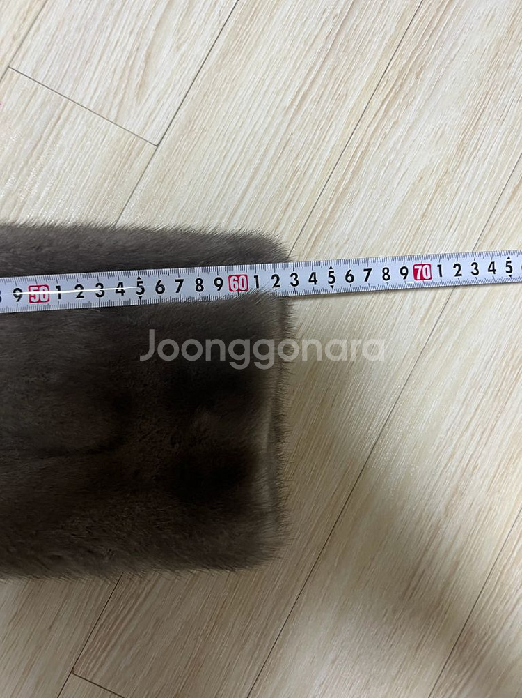 세루치레이디스 풀스킨 밍크 후드 코트 66--7