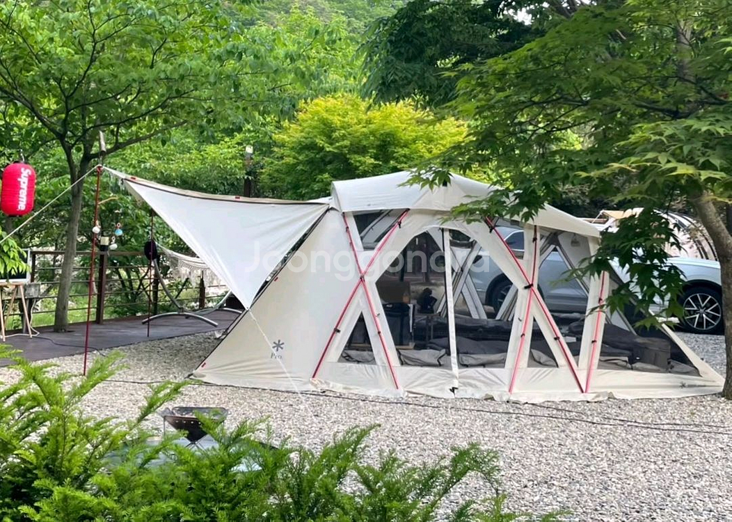 스노우피크 리빙쉘롱 프로 아이보 리텐트(레드폴, 이너룸--0