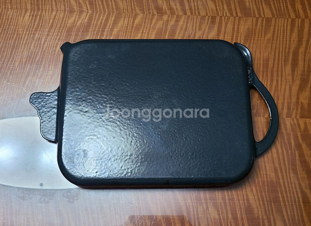 프랑스 차세르 무쇠 주물 그릴팬--1