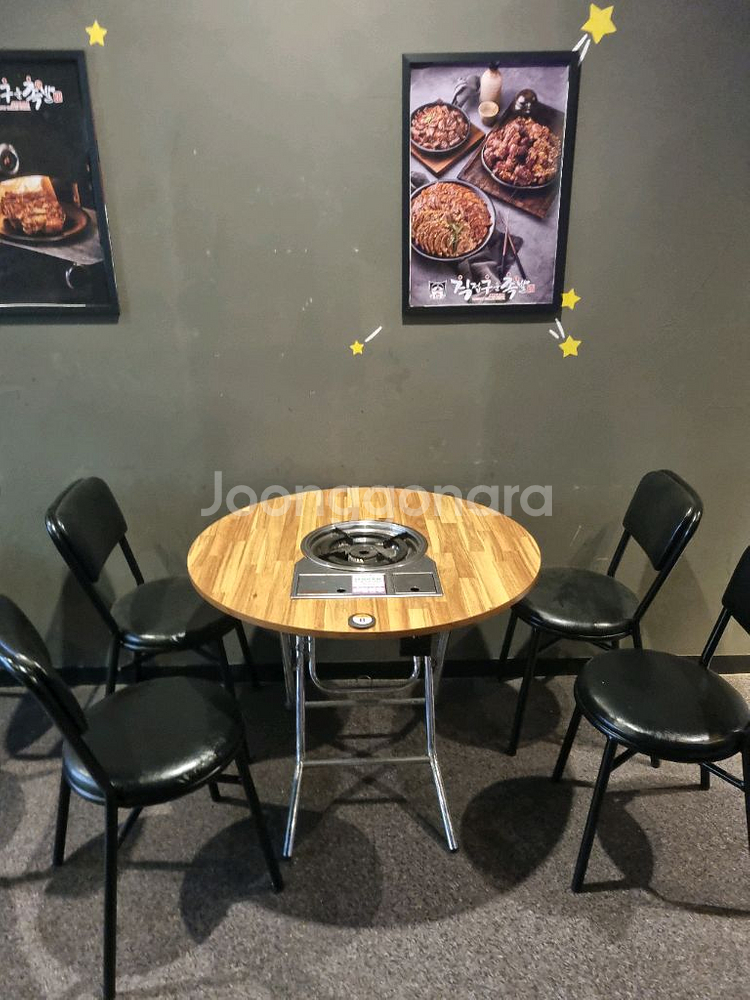 4인 부르스타 테이블 의자세트--0