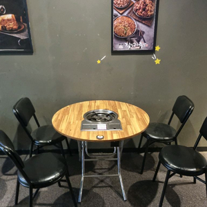 4인 부르스타 테이블 의자세트