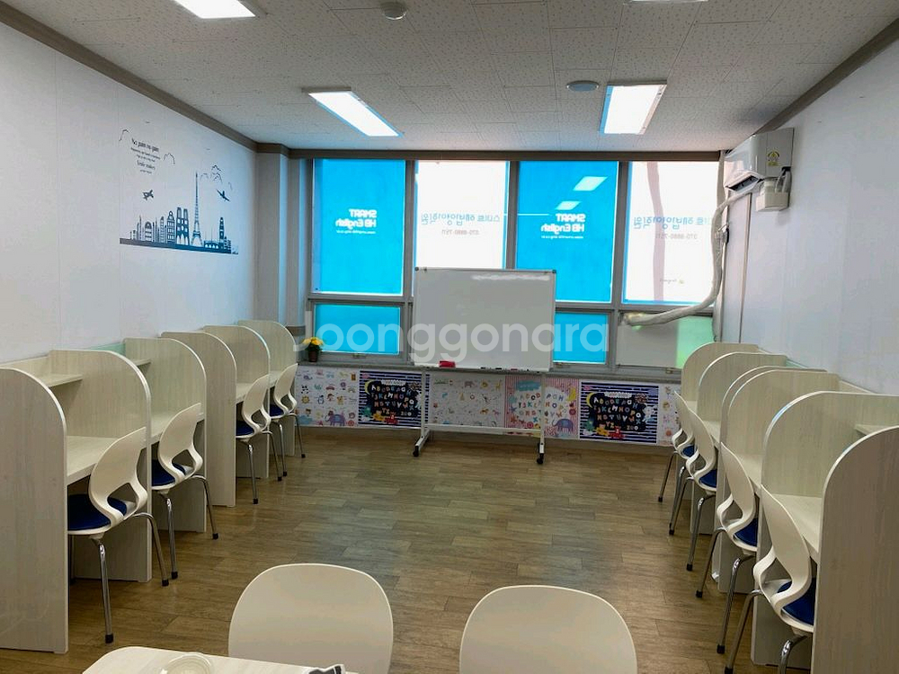 교습소 랩책상 의자세트--1