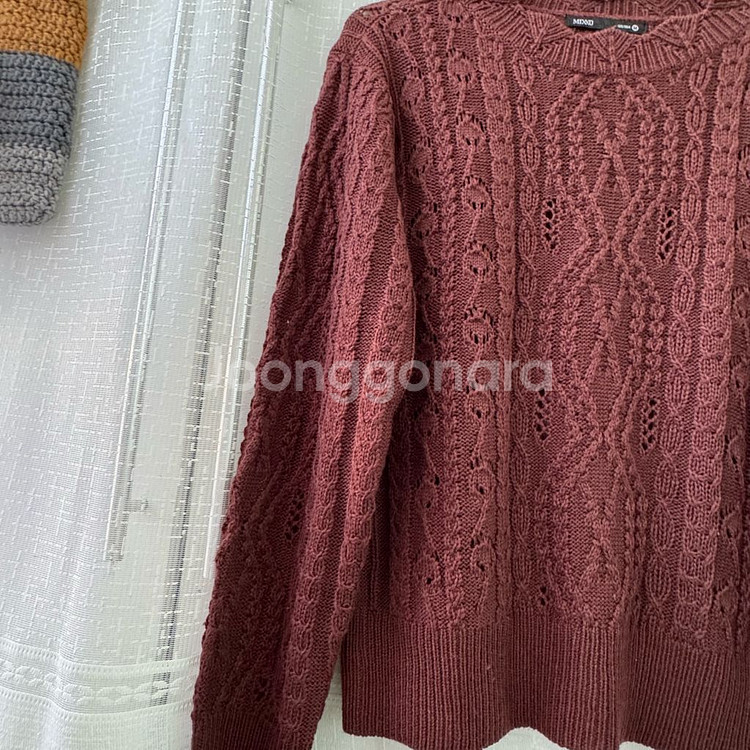 MIXXO 브라운 니트 M 예뻐요--4