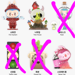 팝마트 라부부 어설픈 작전 피규어 랜덤피규어 굿즈