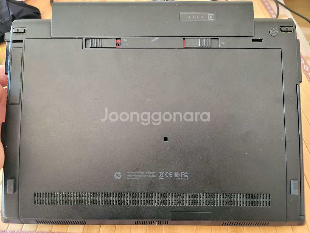 hp 엘리트북 2570p ssd 256g + hdd 2--8