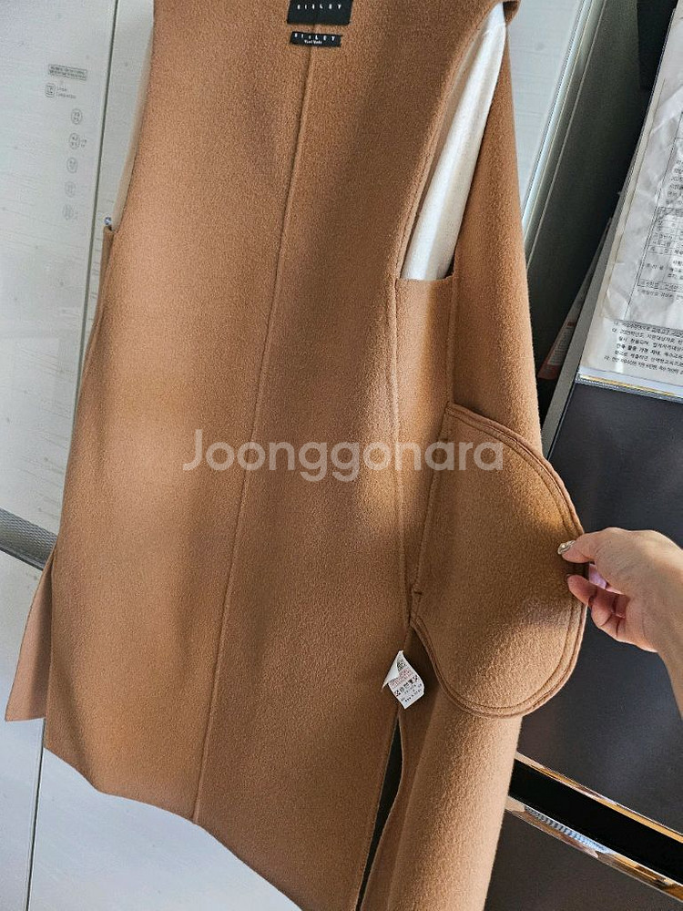 시슬리 핸드메이드 베스트--7