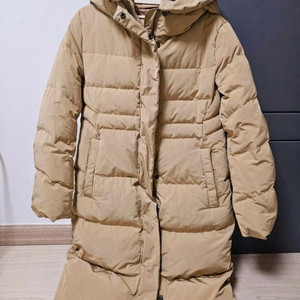 한섬 SJSJ 베이지 구스 롱패딩 팝니다