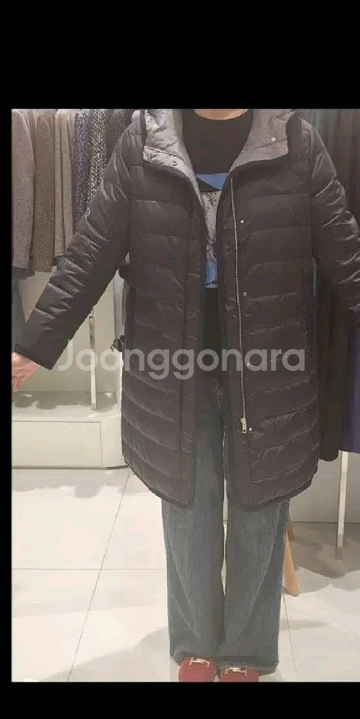 디루치아노 다크네이비 구스패딩 77~88--1