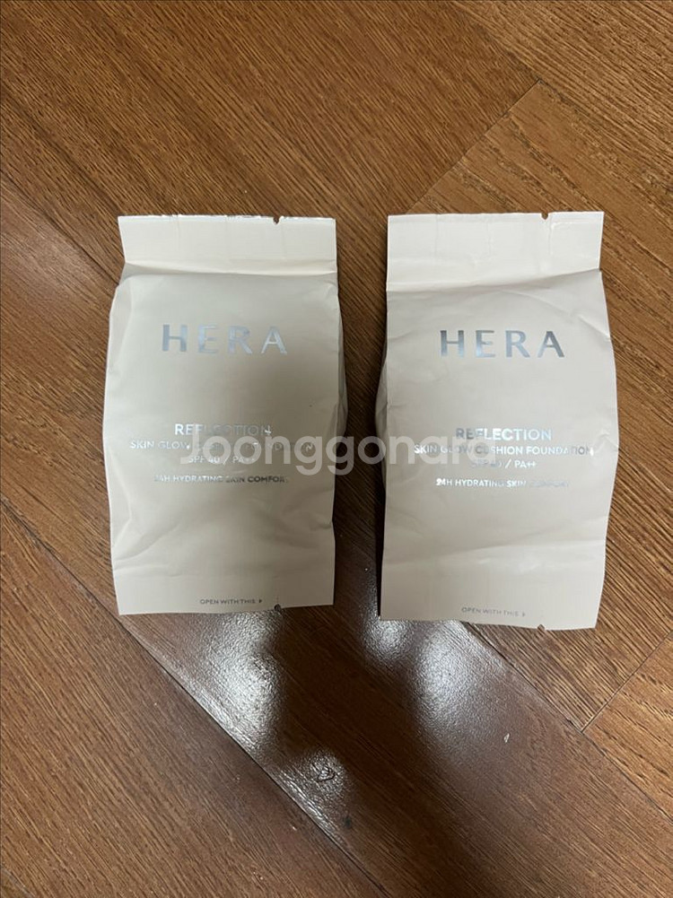 새상품)헤라 리플렉션 스킨 글로우 쿠션 파운데이션 미니--0