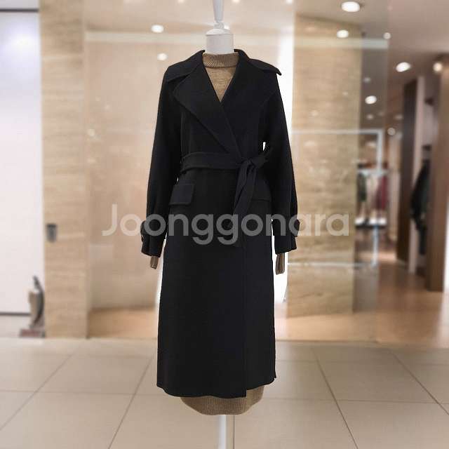 ZOOC 주크 울 캐시미어 핸드메이드코트 새상품--7