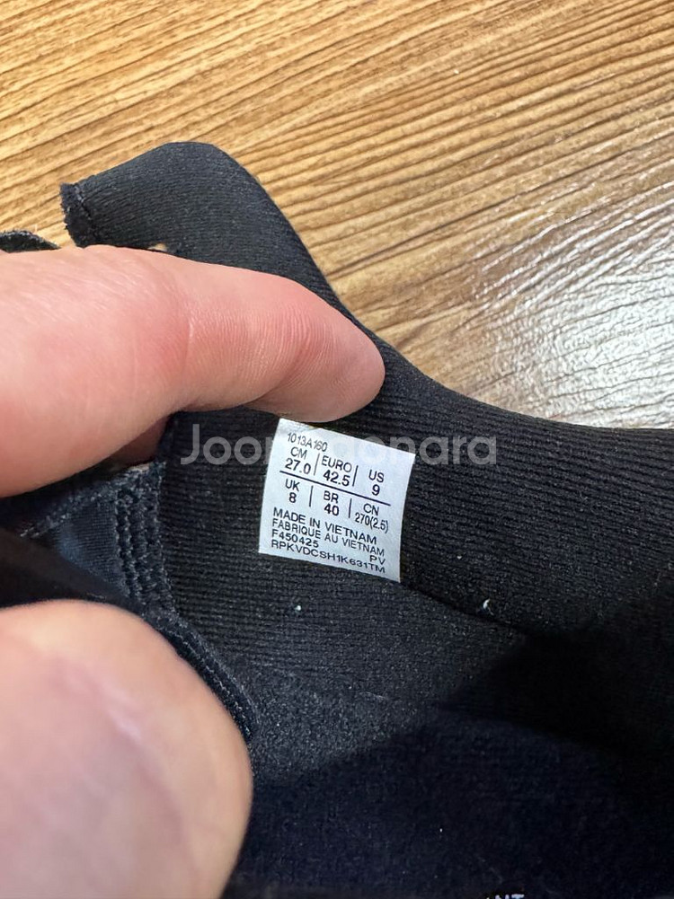 아식스 슈퍼블라스트2 블랙 270사이즈 팝니다--6