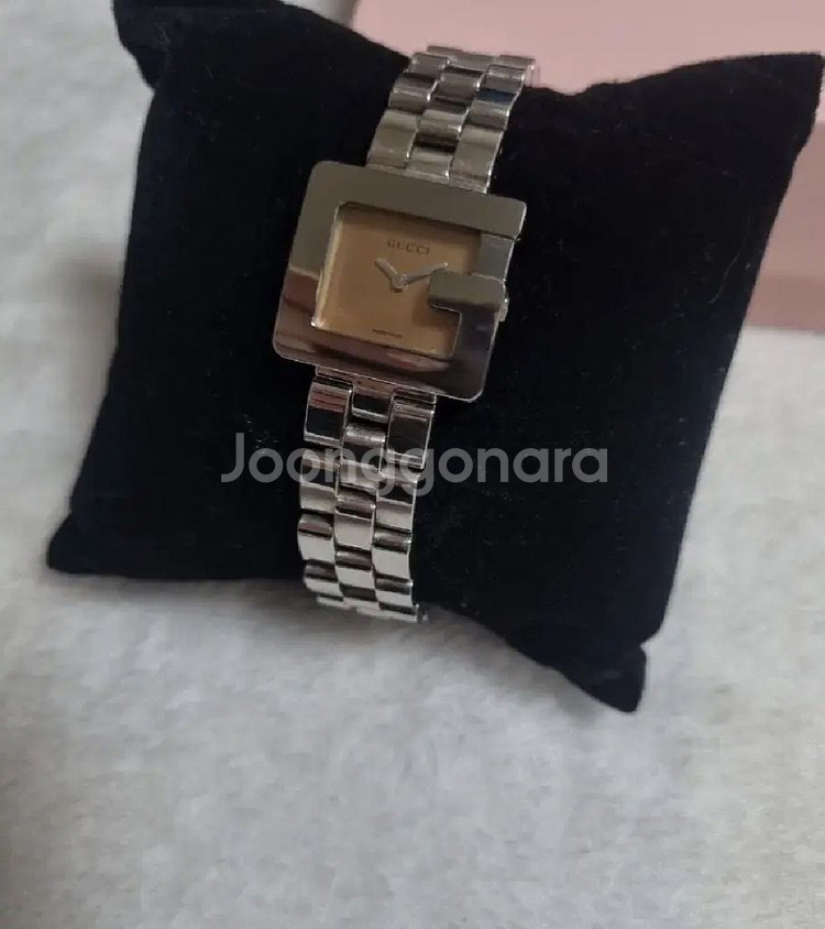 구찌 정품 G스퀘어 3600L 브라운 스퀘어 명품시계--1