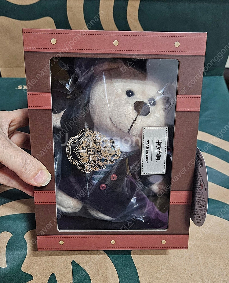 미개봉]스타벅스 해리포터 슬리데린 베어리스타 인형--0