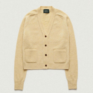 더바넷 옐로우 쉐기독 가디건