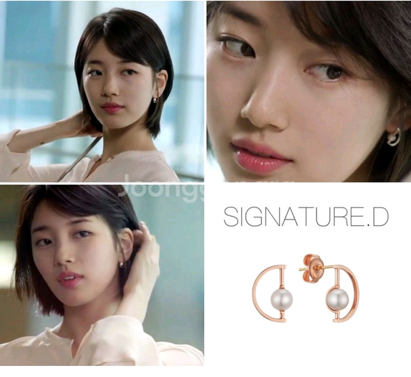 디디에두보 수지귀걸이 14k--1