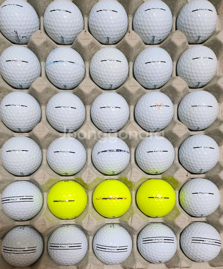 최신형 타이틀리스트 PROV1 V1X A급로스트볼43알--0