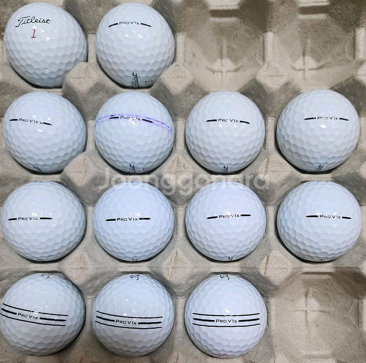 최신형 타이틀리스트 PROV1 V1X A급로스트볼43알--1