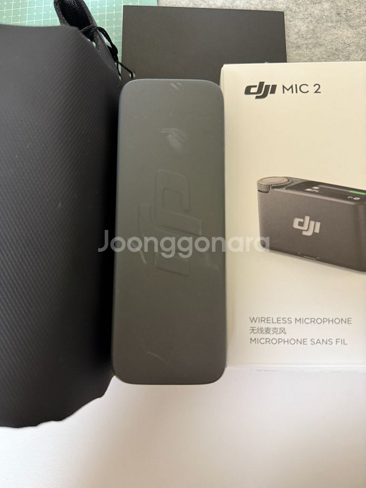 dji mic2 (수신기1, 송신기1, 충전케이스)--1