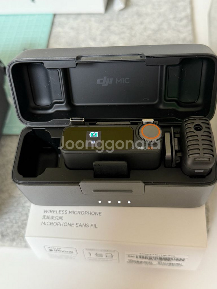 dji mic2 (수신기1, 송신기1, 충전케이스)--2