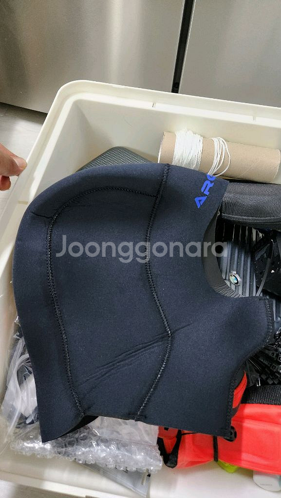 5mm 다이빙 후드 새제품 팝니다--1