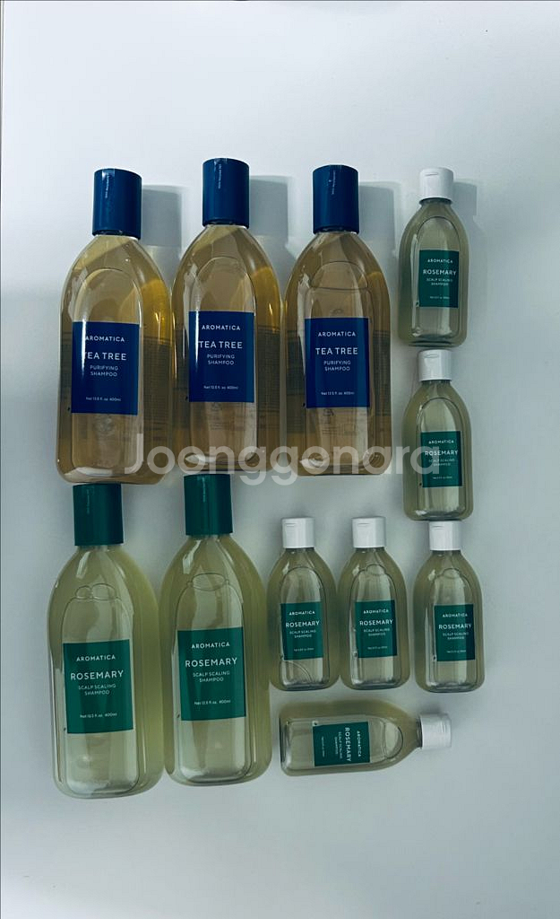 아로마티카 티트리샴푸 3개 + 로즈마리샴푸 2개--0