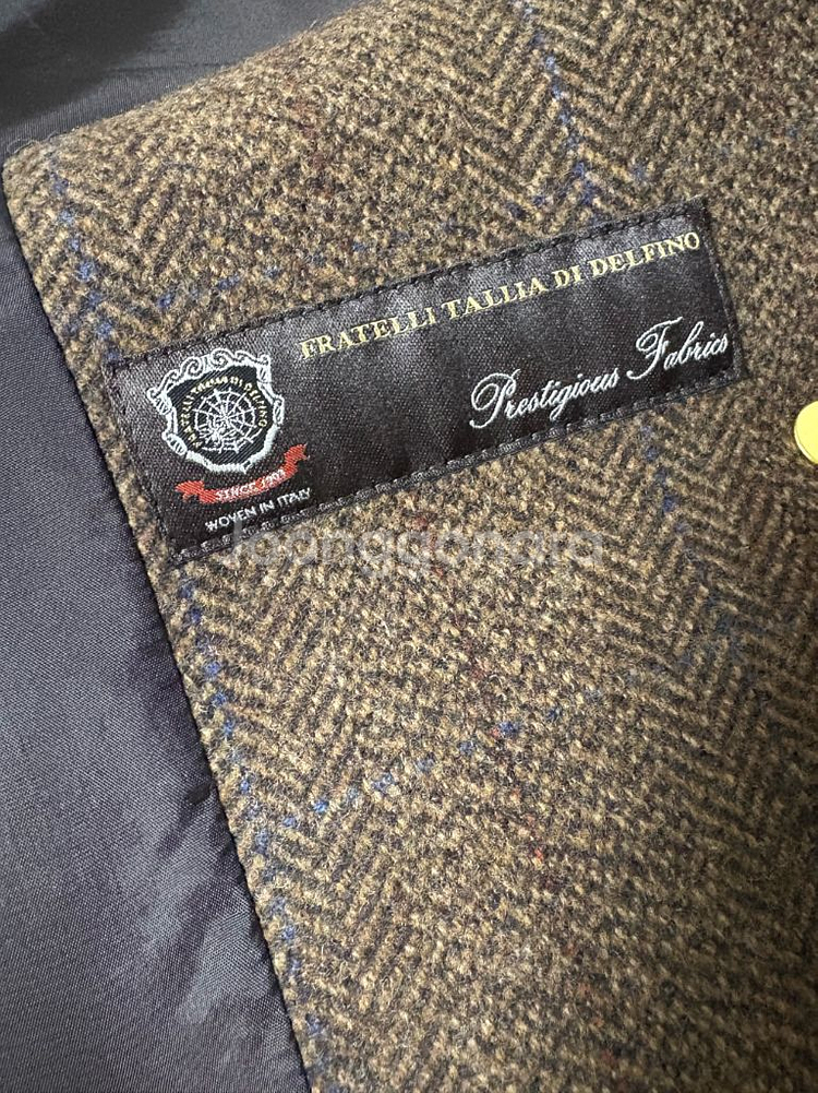 타임 헤링본 케이프 스타일 자켓 55--7