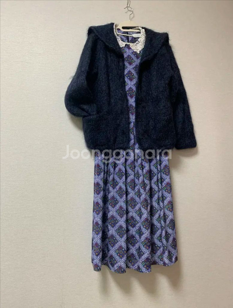 레이스카라 원피스--4