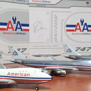 아메리칸 747-100 화이트 1:200