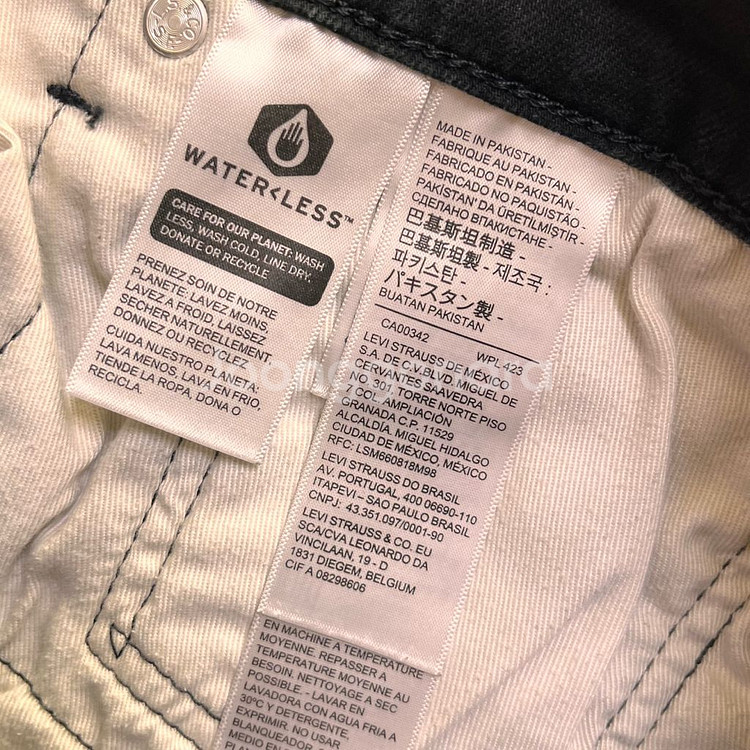 리바이스 502 빅E 블랙진 W36 L32--4