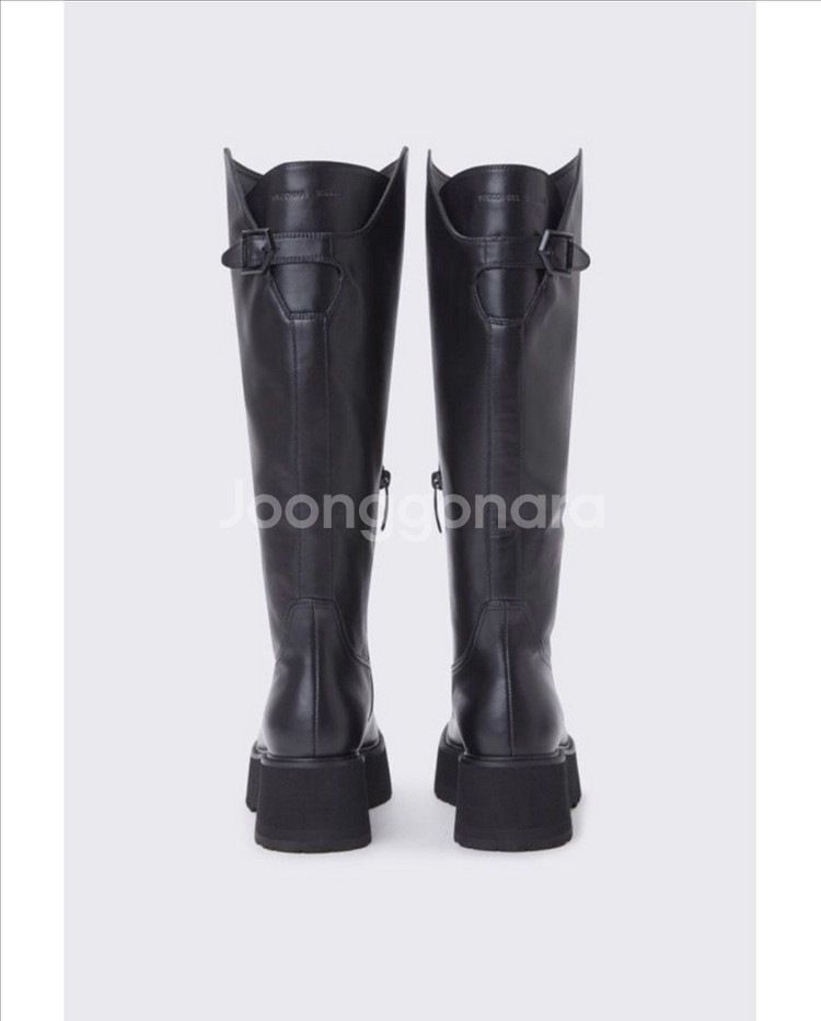 [슈콤마보니]스트레이트 라인 롱부츠 부츠 앵클부츠--3