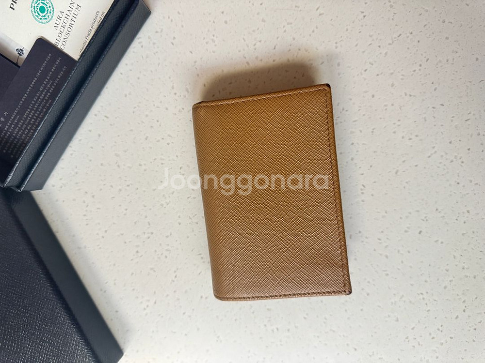 프라다 반지갑( 정품)--1