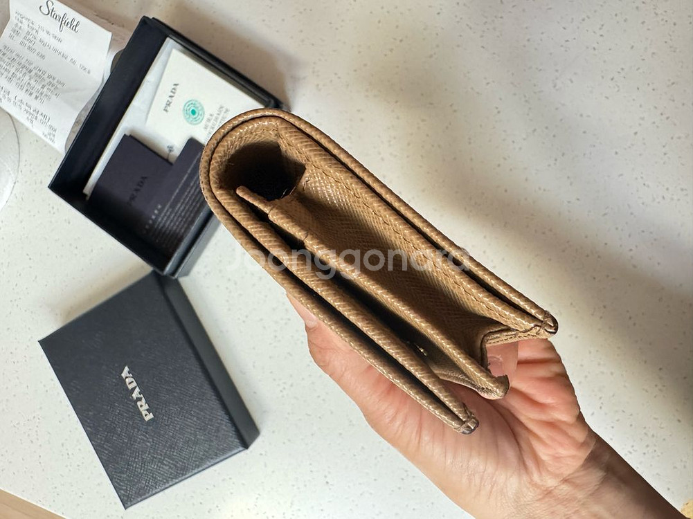 프라다 반지갑( 정품)--7