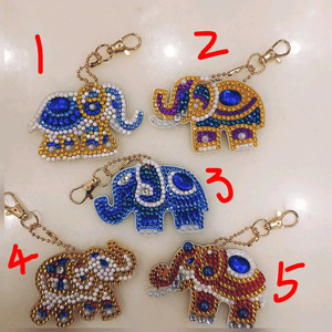 보석십자수 키링 완성품