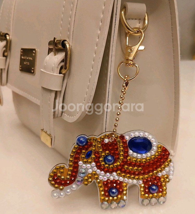 보석십자수 키링 완성품--2