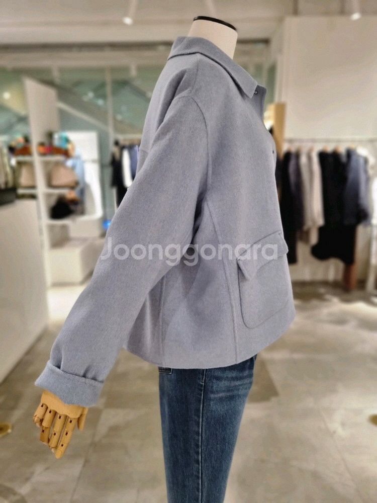 올앤선드리 울 캐시미어 핸드메이드코트 새상품--1