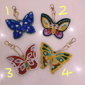 보석십자수키링 완성품