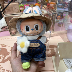 정품 라부부 마카롱 인형키링 옷 신발 포함