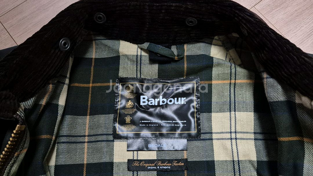 [Barbour] 바버 비데일 왁스 자켓 36 세이지--3