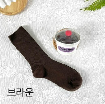 양말 브라운/그레이/차콜/블랙/멜란지데님 235~270--0